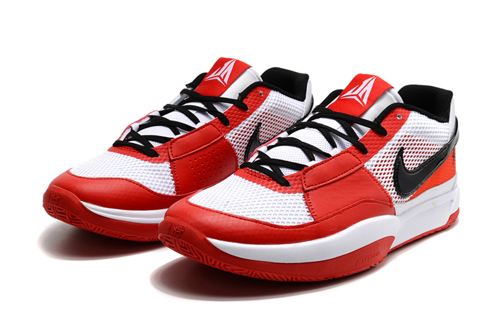 Nike Ja 1 kids White red black